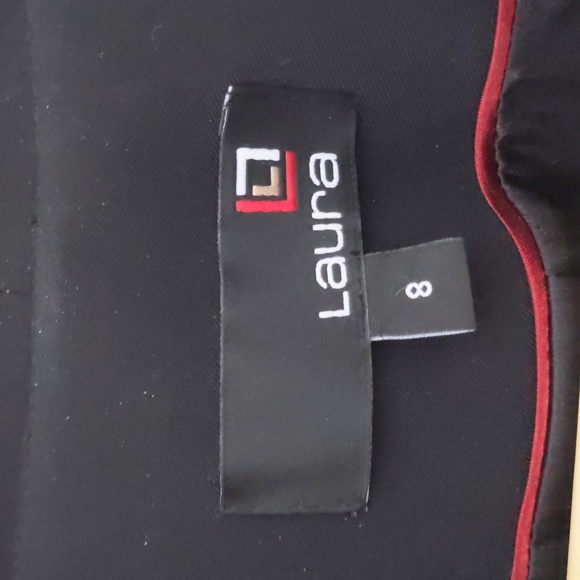 Laura Black Blazer, Button Front, Pockets, 8 - Picture 3 of 14